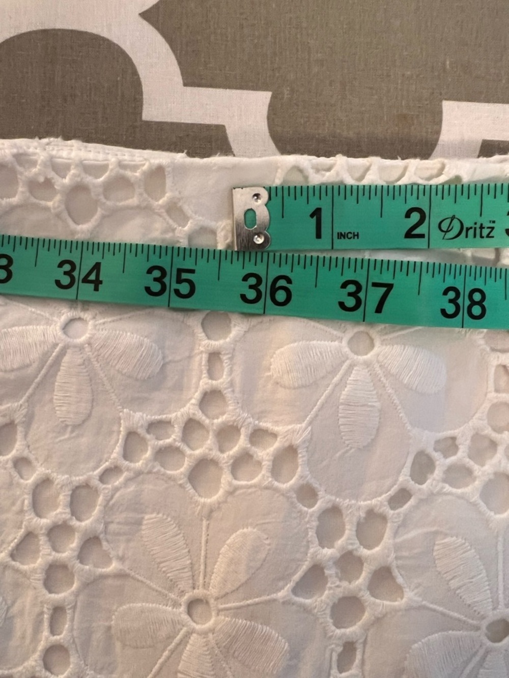 Lily Pulitzer White Floral Eyelet Mini Skirt - Picture 5 of 6